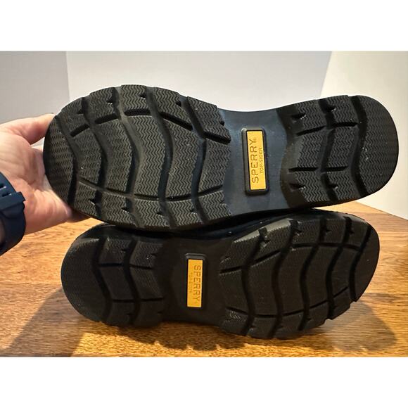 Sperry Men’s Ice Bay Tall Waterproof Shearling Snow Boots – Black – Size 11 - Picture 7 of 12